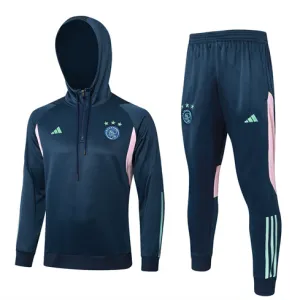 Ajax 2024/25 Children's Royal Hooded Sportswear - Blue