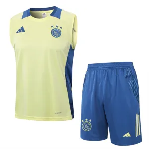 Gilet + Shorts per bambini di Ajax 2024/25 - Giallo chiaro