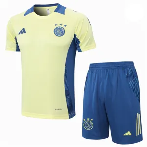 Kit di allenamento A + Shorts di Ajax 2024/25 - Giallo chiaro