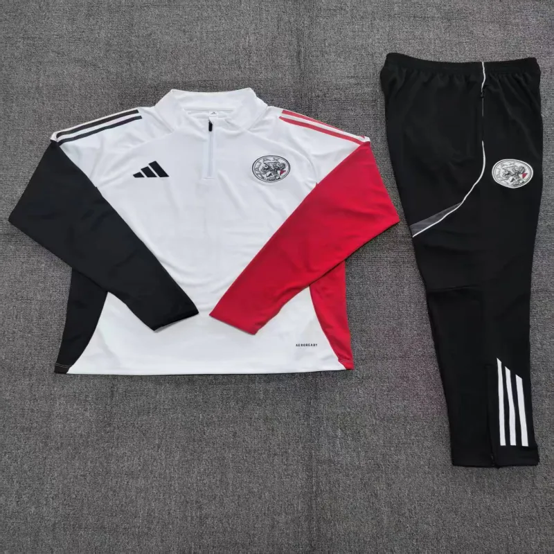 Ajax 2025/26 Set Sportivo Bambino Bianco