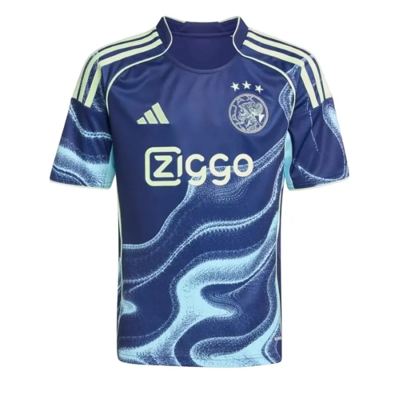 Ajax 2025/26 Away Kids' Jersey - Blue