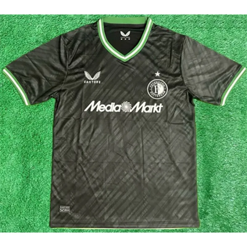 Feyenoord 2024/25 Auswärtsspieltrikot - Schwarz