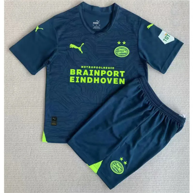 Camiseta de fútbol para niños del PSV Eindhoven 2024/25 - Azul