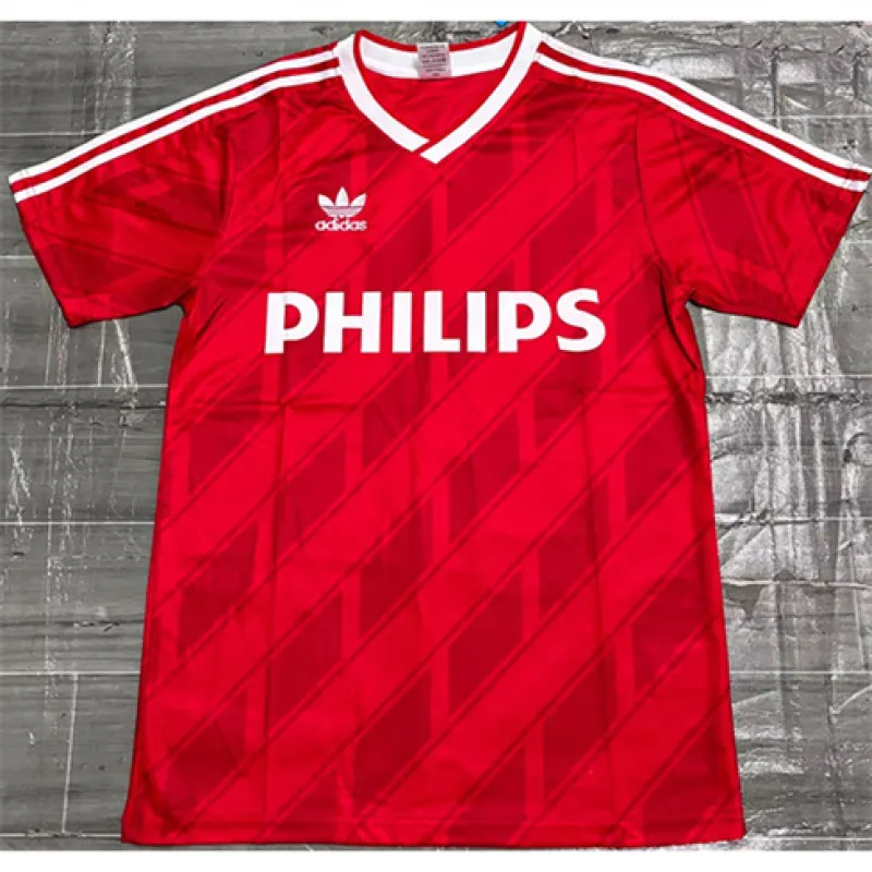 PSV Eindhoven 1987/88 Home Retro Jersey - Red