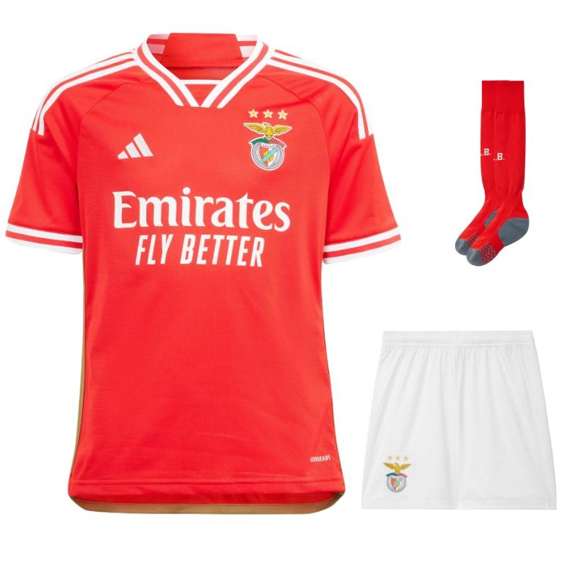 Set di maglie casa Benfica 2024/25 - Versione bambini - Rossa