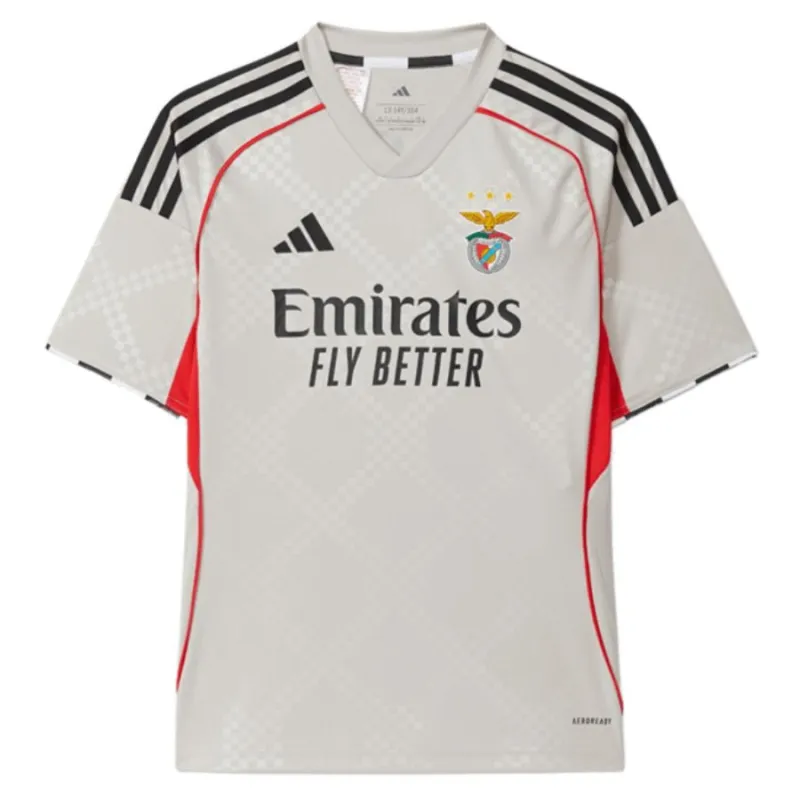 Benfica Kinder-Auswärts-Trikot 2025/26 - Beige