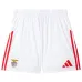 Benfica 2025/26 Home Shorts - White