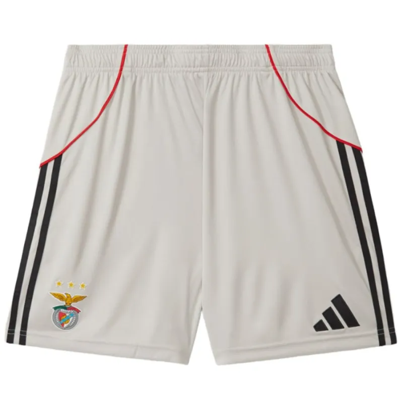 Benfica 2025/26 Auswärtsshorts beige