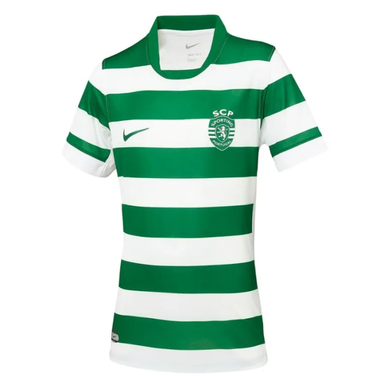 Maillot domicile enfant du Sporting CP 2025/26 - Vert/Blanc