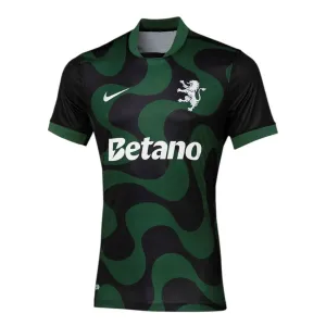 Sporting CP 2025/26 Third Women's Jersey - Black/Green