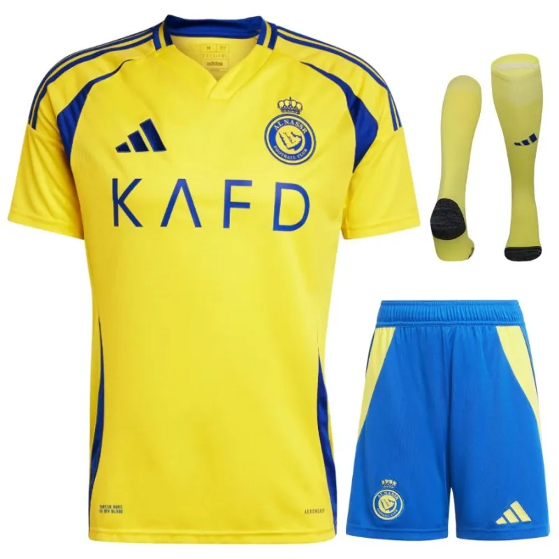 Jeu de maillot pour enfants domicile d'Al - Nassr 2024/25 - Jaune