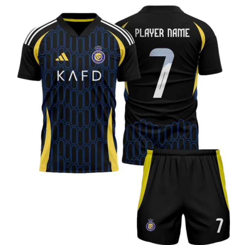 Al - Nassr 2024/25 Auswärts - Kinderjersey - Set - Schwarz