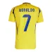 Maillot pour enfants domicile d'Al - Nassr 2024/25 avec Ronaldo - Jaune