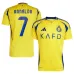 Maillot pour enfants domicile d'Al - Nassr 2024/25 avec Ronaldo - Jaune