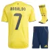 Al Nassr RONALDO 2025/26 Children’s Home Kit Jersey - Yellow
