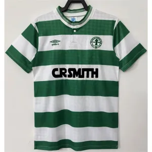 Maillot retro domicile de Celtic 1987/88 - Blanc/Vert