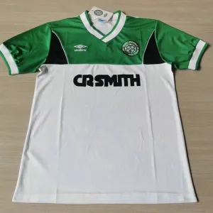 Celtic 1985/86 Away Retro Jersey - White