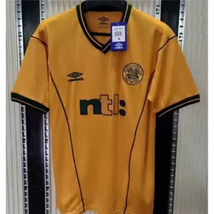 Celtic 2001/02 Away Retro Jersey - Orange