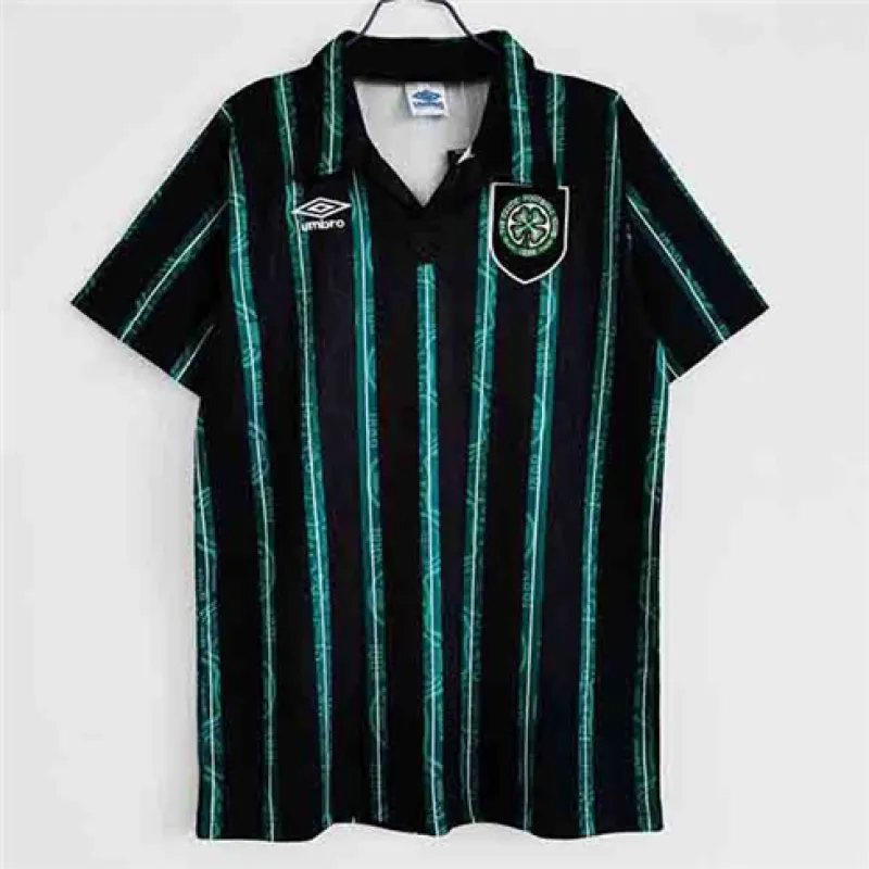 Maillot retro d'extérieur de Celtic 1992/93 - Noir