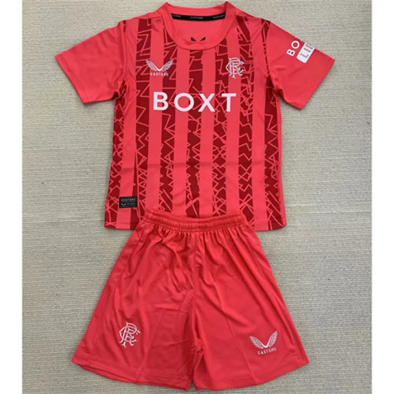 Maglia del portiere per bambini dei Rangers 2024/25 - Rosso