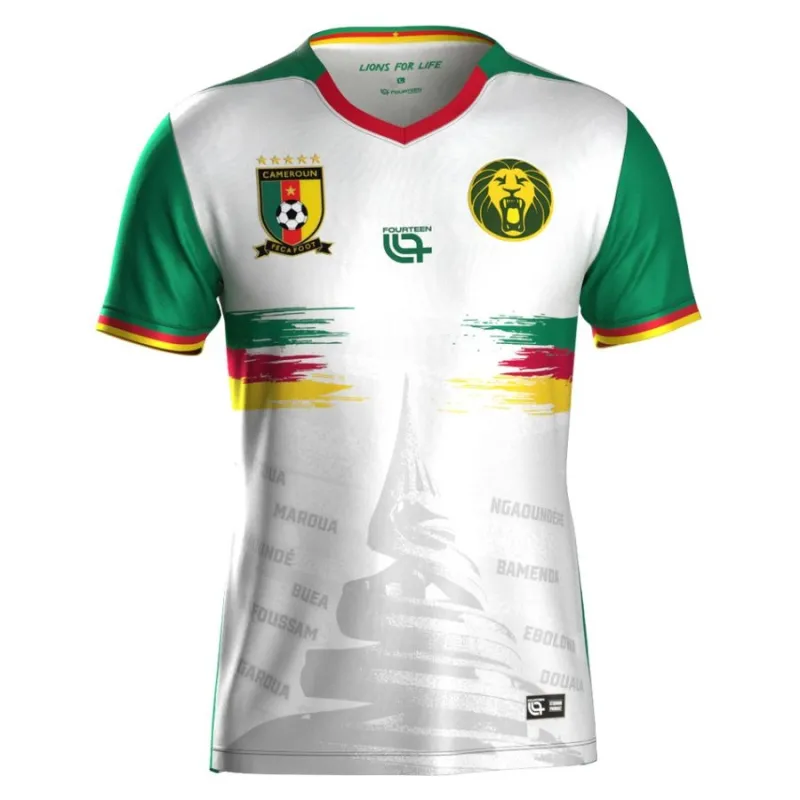 Cameroon 2025/26 Third Kids' Jersey - White