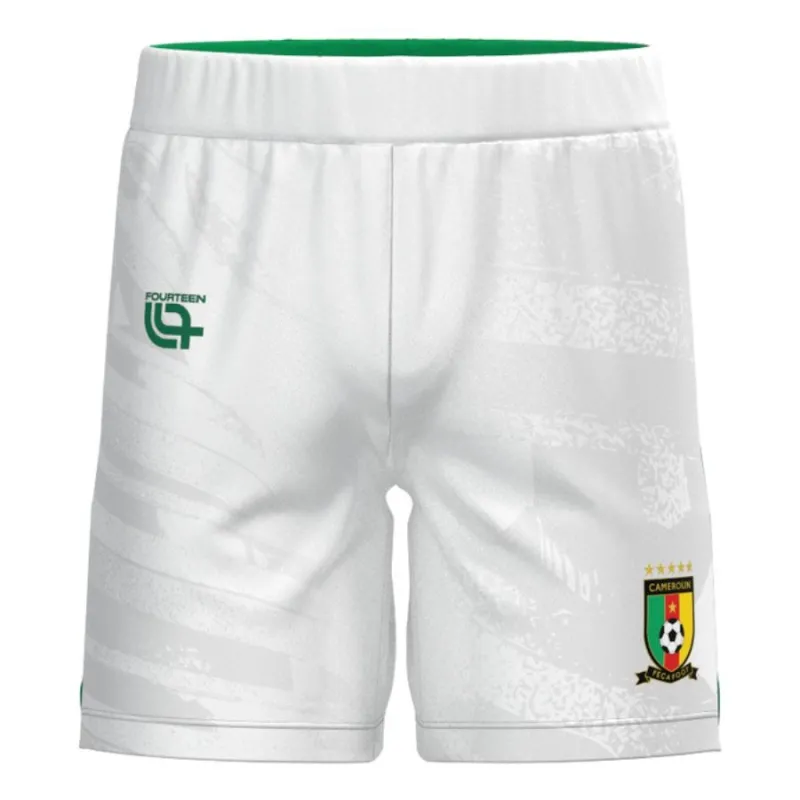 Camerún 2025/26 Tercer Kit Niños - Blanco
