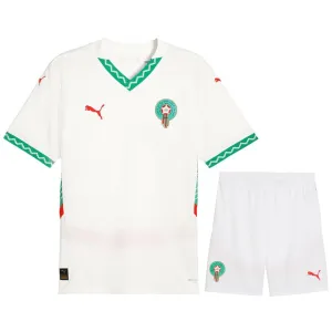 Morocco 2024/25 Away Replica Kids Kit - White
