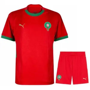 Morocco Kids' 2026/27 Home Kit - Red