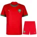 Marokko Kinder 2026/27 Heim-Kit - Rot