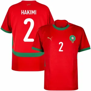 Morocco HAKIMI 2026/27 Home Jersey - Red