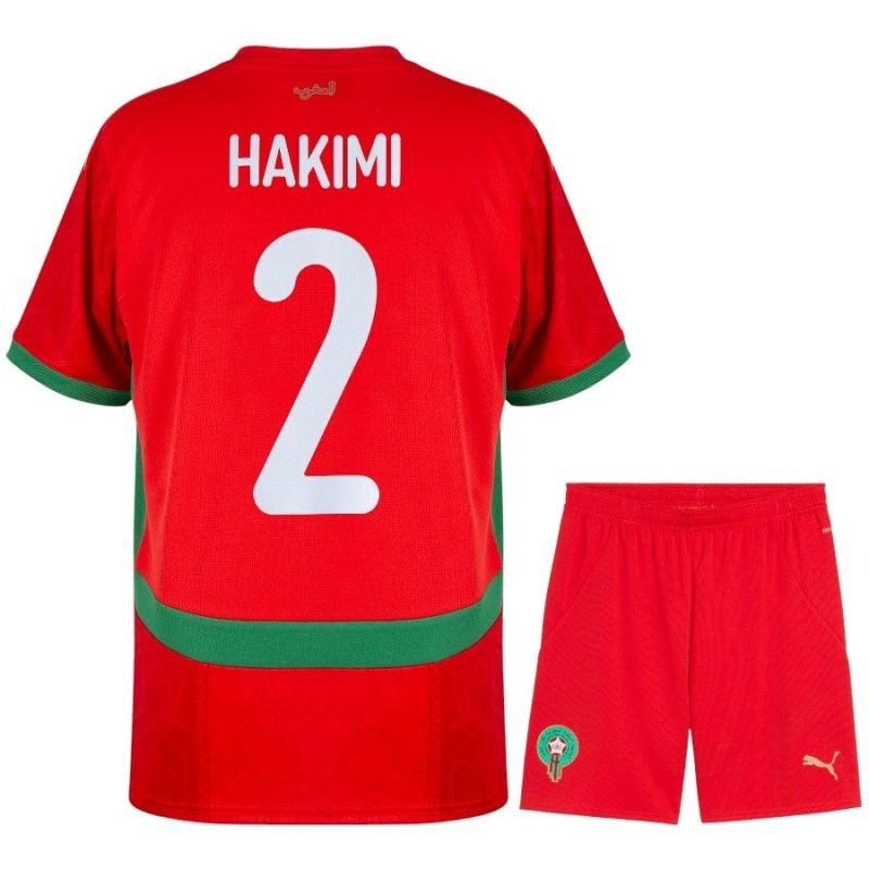 Morocco HAKIMI 2026/27 Home Kids' Kit - Red