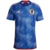The player version of the blue home jersey of the Japanese national team in the 2022 World Cup.