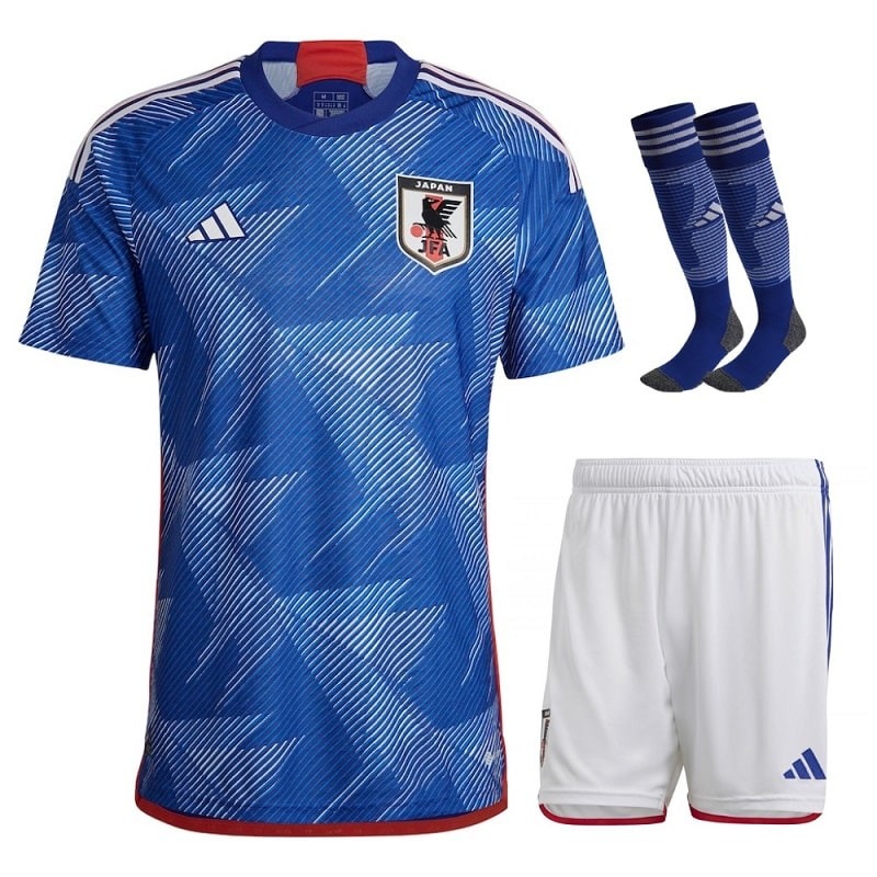 Japan National Team 2022/23 Home Replica Girls' Jersey - Blue