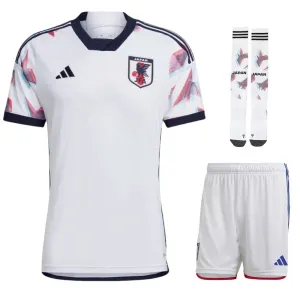 Japan National Team 2022/23 Away Replica Girls' Jersey - White