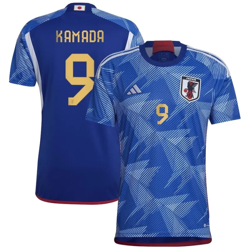 Japan National Team 2022 World Cup Home Jersey - Kamada - Blue