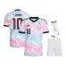 Completo Away Bambini Belgio LUKAKU 2026/27 Blu Rosa