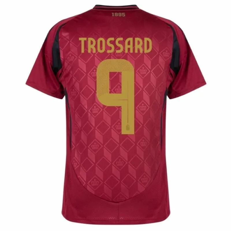 Belgium TROSSARD 2024/25 Home Jersey - Red