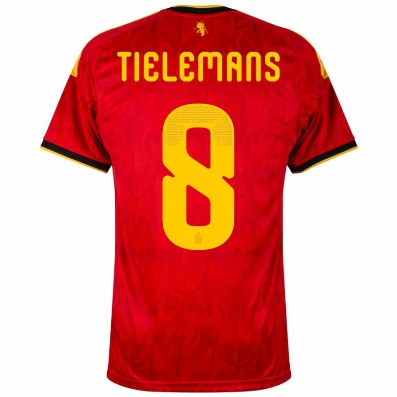 Belgium TIELEMANS 2026/27 Home Football Jersey