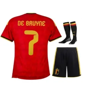 Belgium DE BRUYNE 2026/27 Kids Home Kit Set - Red