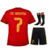 Belgien DE BRUYNE 2026/27 Kinder Heimtrikot Set - Rot