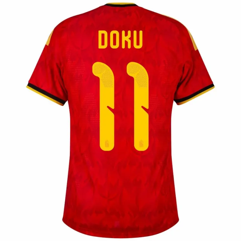 Belgio DOKU 2026/27 Maglia home - Rossa