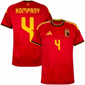 Belgium KOMPANY 2026/27 Home Jersey - Red
