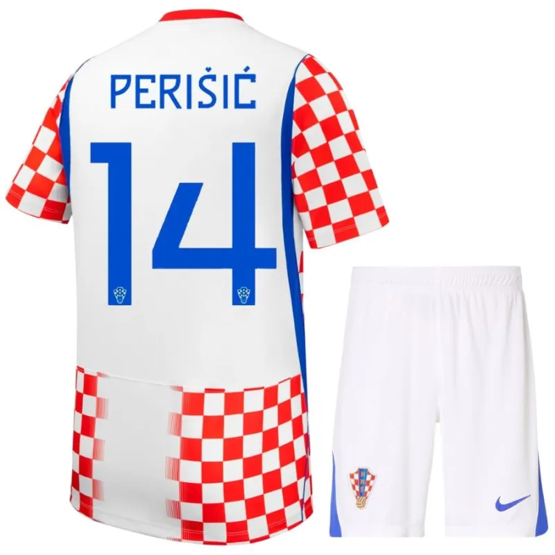 Croatia 2026/27 World Cup Home Kids Kit PERISIC