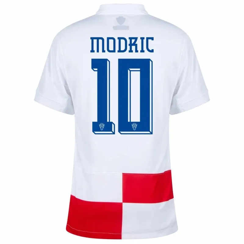 Modrić Croatia 2024/25 Kids' Home Jersey + Shorts - Red/White