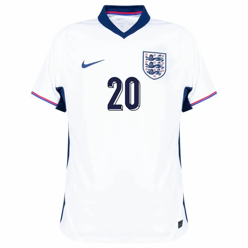 Camiseta local de Inglaterra 2024/25 de Phil Foden - Blanca