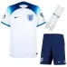 England's 2024 UEFA Euro Home Kids Kit Jersey - White