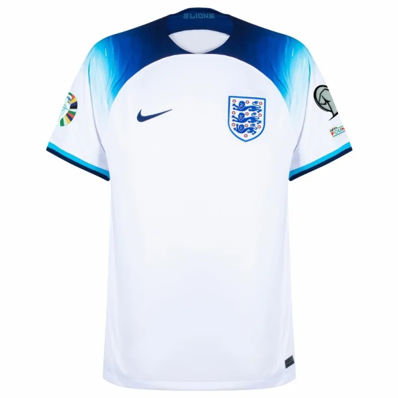 England's 2024 UEFA Euro Home Kids Kit Jersey - White