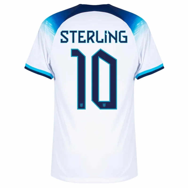 Sterling's England 2022 World Cup Home Jersey - White
