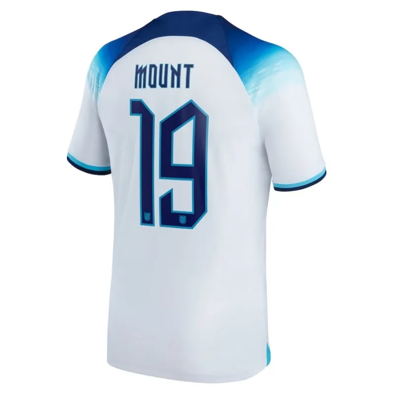 Mount's England 2022 World Cup Home Jersey - White