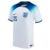 La camiseta local de Inglaterra para la Copa del Mundo 2022 de Saka - Blanca
